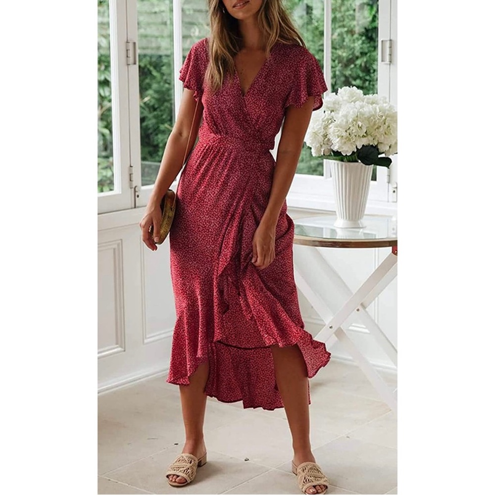 Midi Wrap Dress